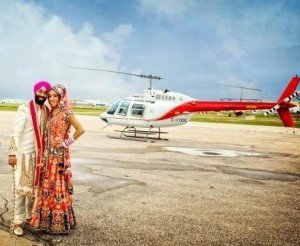 Wedding Helicopter